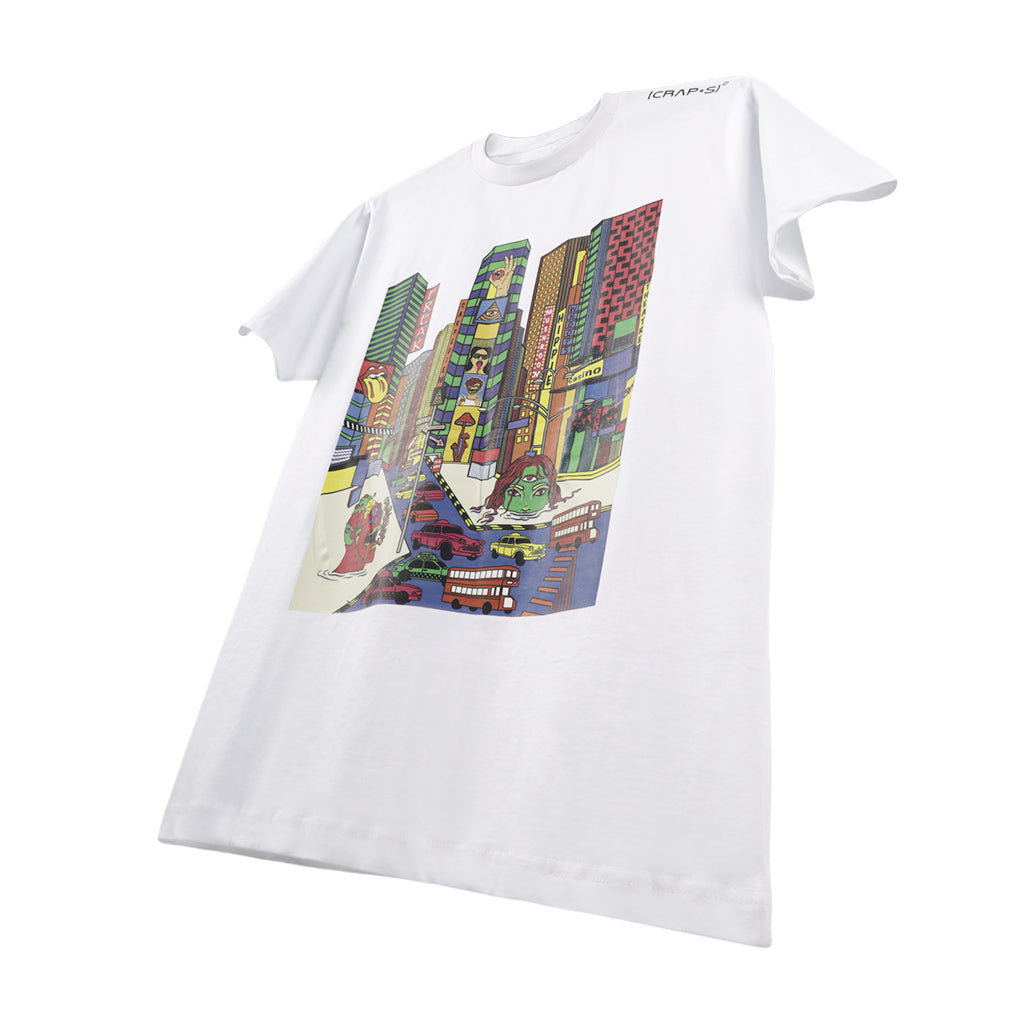 PSY City White Tshirt Crapssstore