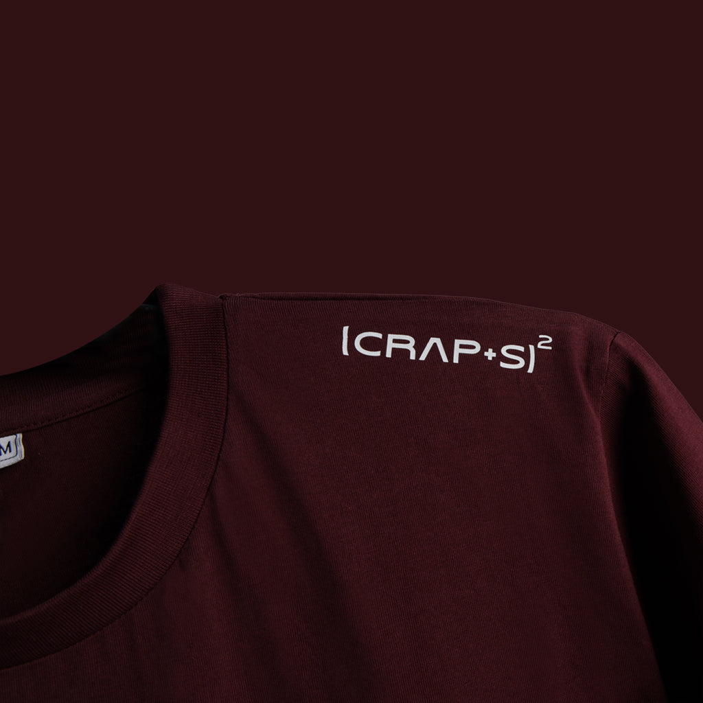 Owl maroon Tshirt Crapssstore